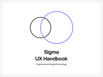 Sigma UX handbook design design system handbook sigma ui uikit ux