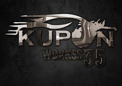 KUPON WORKSS 35 LOGO DESİGN 3d animation graphic design illustration logo