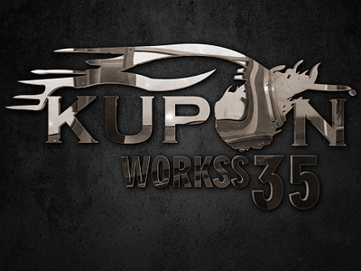 KUPON WORKSS 35 LOGO DESİGN 3d animation graphic design illustration logo