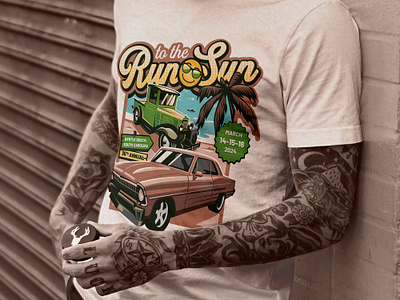 Run to the Sun design graphic design illustration nimadelavari t shirt typography vector