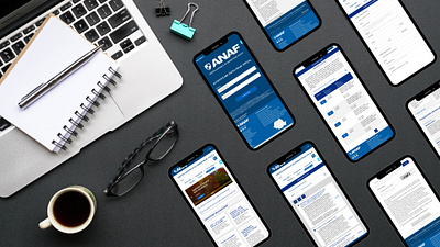 ANAF UI/UX Redesign - Online Platform app app design application design governmental platform mobile public platform ui uiux user experience user interface