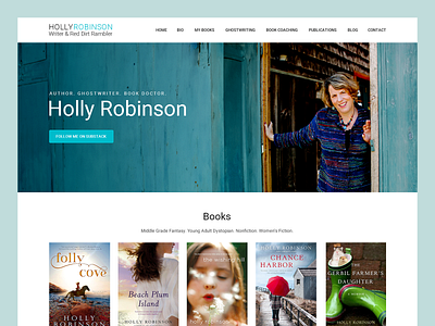 Holly Robinson // Web Design author blog book books literature publication web design writer