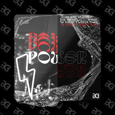 Power album album cover art work cover cover art creative design fly flyer