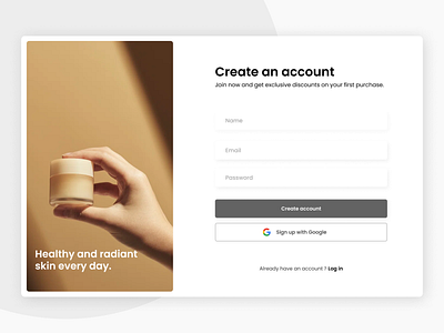 Authentication Page - Minimalistic and Clean | UI Design authentication authentication pages clean design figma login login page minalist ui web design