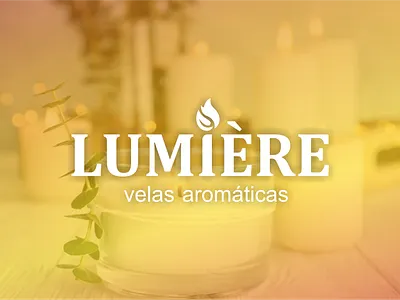 Lumière | velas aromáticas branding design design packaging graphic design label logo product design visual identity