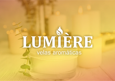 Lumière | velas aromáticas branding design design packaging graphic design label logo product design visual identity