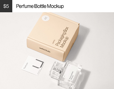 Perfume Bottle Mockup (PSD) box mockup box mockups branding mock up mockup mockup design mockup psd mockups packaging mockup perfume bottle mockup product mockup