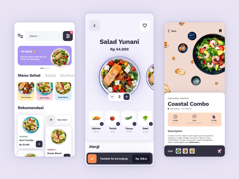 Saladify by Saiful Miqdar on Dribbble