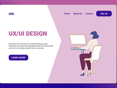 Daily UI day 003 Landing Page design graphic design illustration landing page logo ui ux web