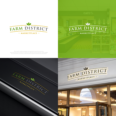 Farm District Logo Design