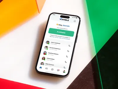 Dispatching Mobile App ai android app app design apple app call app clean dispatching flat flutter ios app iphone mobile os app social media ui