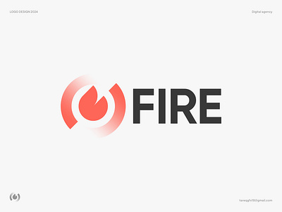 Fire logo design abstract applogo branding design digital fire graphic design illustration logo logo design logodesign logoinspire modern ui
