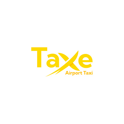 Taxe Logo Design airport design logo taxi