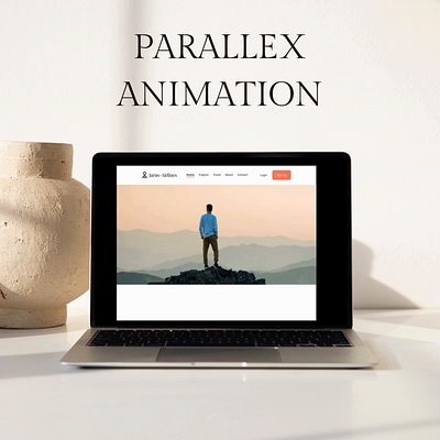 PARALLEX ANIMATION IN FIGMA 3d animation branding casestudy dailyui design fi figma logo parallex ui uiux
