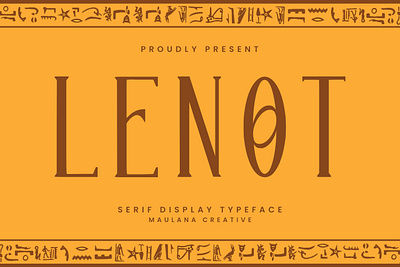 Lenot Serif Display Font animation branding design font fonts graphic design logo nostalgic serif serif font serif fonts webfont website