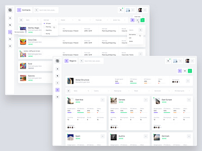 App for marketing industry dashboard data design desktop ui ux white