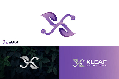 XLeaf Modern Logo Design creative logo design design illustration logo logo branding logo design logo mark logo type modern logo design
