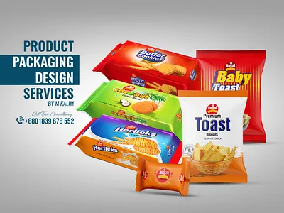 Product Packaging Design biscuit packaging foil packet design graphic design label packet design packaging design print design product packaging পলি প্রিন্টিং প্যাকেজিং ডিজাইন প্যাকেট ডিজাইন
