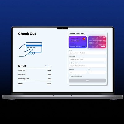 #DailyUI Credit Card Checkout checkout credit card checkout dailyui ui uidesign ux uxdesign