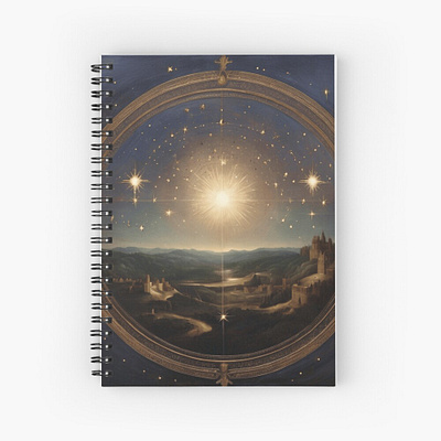 Magic Night Notebook art brandind conceptual graphic graphic design