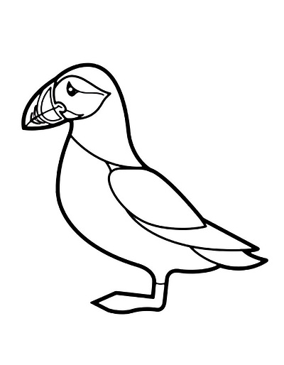 Puffin Coloring Pages coloring ui