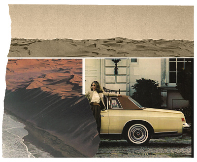 Desert Style collage digital collage graphic design