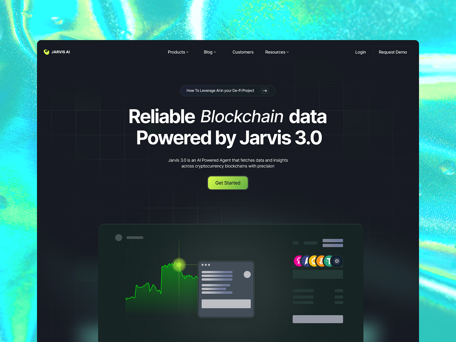 AI powered Blockchain analytics website || Jarvis || Crypto by Owoeye  Olalekan 🌶 on Dribbble