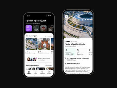 Krasnodar Mobile App app mobile ui