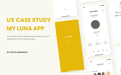 UX Case Study - My Luna App app case study app ui app ux audit case study design study ui ux ux case study