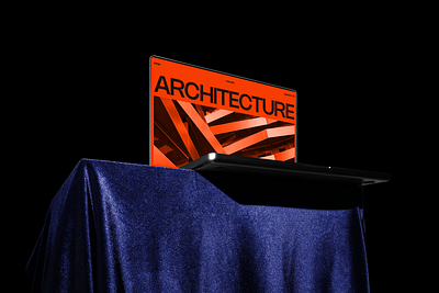 Architecture design landing page ui web website