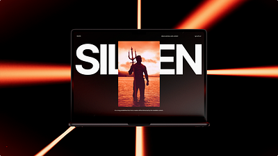 Silken - Movie landing page concept design landing page ui web web page website