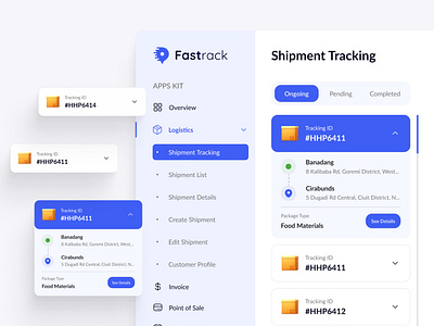 🚚 Shipment Tracking Dashboard dashboarddesign designchallenge logisticdashboard shipmenttrackingpage trackinglistpage uidesign uiexploration uiuxdesign weeklychallenge