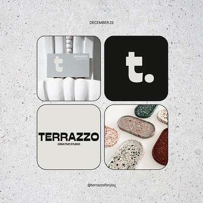 Terrazzo's Branding for social media branding dailyui design graphic design illustration logo socialmedia studio terrazzo typography ui ux vector