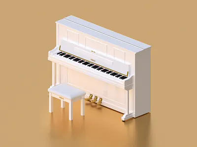 The Upright Piano | Yamaha | by SohanCK 3.0 3d 3d graphics 3d modelling acoustic piano aesthetic blender blender 2.8 blender 2.9 blender 3d blender 4 blender model grand acoustic piano grand piano model piano upright acoustic piano upright piano womp womp d