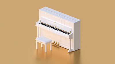 The Upright Piano | Yamaha | by SohanCK 3.0 3d 3d graphics 3d modelling acoustic piano aesthetic blender blender 2.8 blender 2.9 blender 3d blender 4 blender model grand acoustic piano grand piano model piano upright acoustic piano upright piano womp womp d