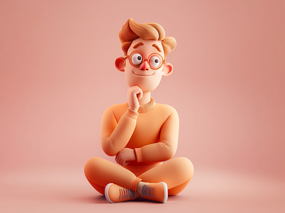 3D Cartoon Boy, 3D Boy Thinking, 3D Cartoon Boy thinking 3d cartoon boy 3d cartoon boy thnking 3d cartoon character 3d cartoon man 3d designer 3d illustration boy 3d mascot boy 3d mascot boy thinking 3d mascot character boy thinking 3d branding cartoon boy cartoon boy thinking cartoon character boy cartoon man fiverr gerdoo graphic design illustration illustration bot thinking