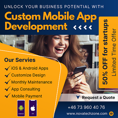 Custom Mobile App Development app design branding mobile app development ui user interface design for app ux