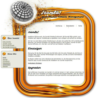 Crusher, 3d animated website template for Joomla 3dgrafik design graphic design template webdesign