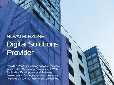 Magazine design for NovaTechZone branding corporate branding design digital marketing magazine design