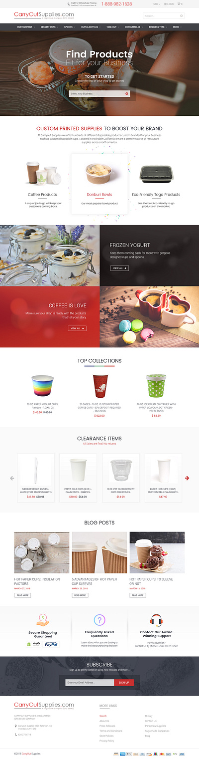 CarryOut branding cms graphic design web design website design wordpress