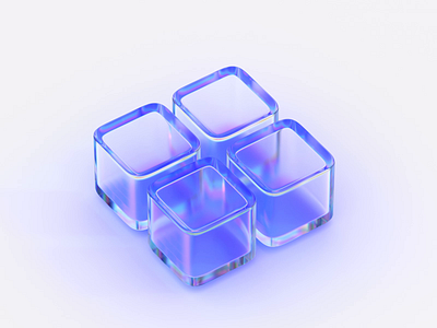 Glass blocks 3d abstract animation background blender blocks branding clean concept cubes data design geometric glass loop minimalist render shape simple technology