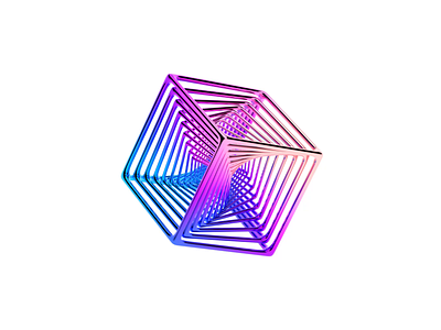 Cube 3d abstract animation art blender block branding colorful concept cube design geometric iridescent loop motion graphics render rotating shape structure visual