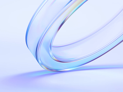 Endless minimalistic animation 3d render abstract animation background blender branding calm clean design dispersion effect endless glass loop minimalist minimalistic refraction rotating circle shape simple