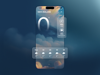 Weather | Mobile App design metric metrics mobile mobile app mobile design product design ui ux weather weather app