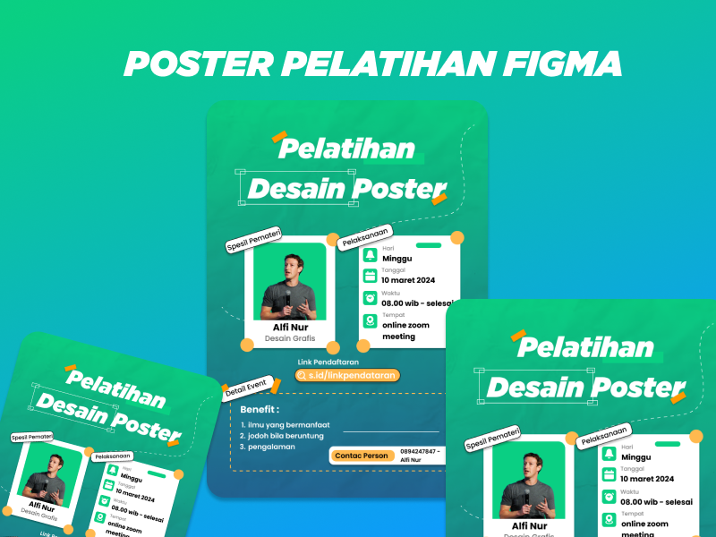 POSTER DESAIN by ALFI NUR on Dribbble