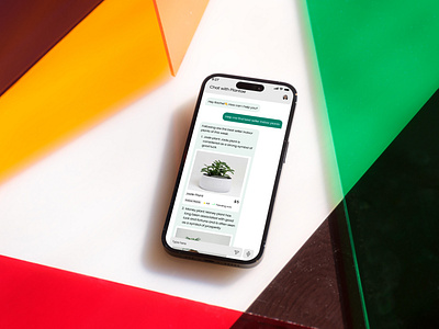 Chat with Plantae - AI Assistant chat ui design ui