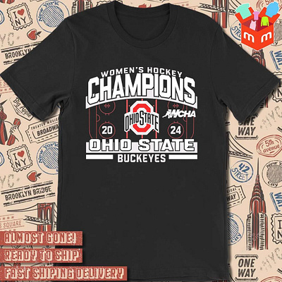 Ohio State Buckeyes Women’s Hockey 2024 Champions t-shirt