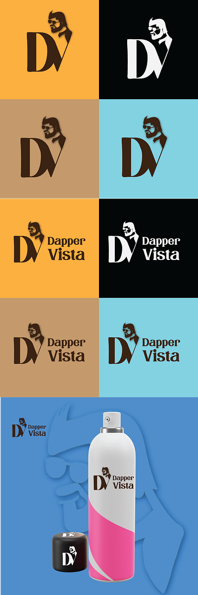 DapperVista Logo branding dappervista logo