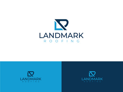 LR Logo Design business logo icon logo design logomark lr logo minimal real estate logo roofing text based logo word logo wordmak logo