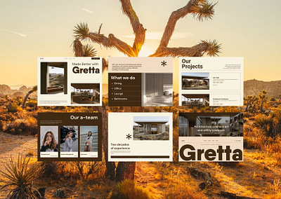 Gretta branding graphic design logo ui ux web design